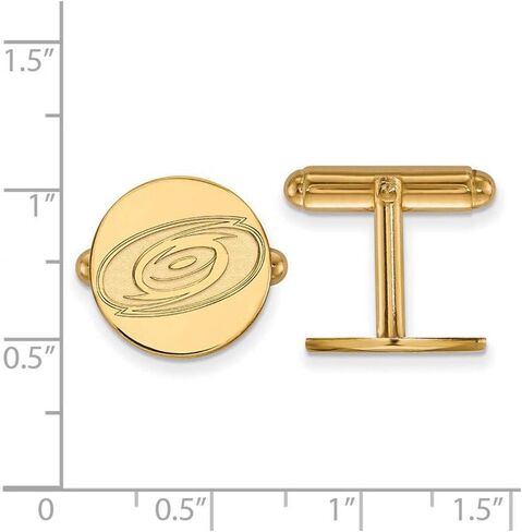 Carolina Hurricanes Cufflinks (Gold Plated) in Saudi Arabia