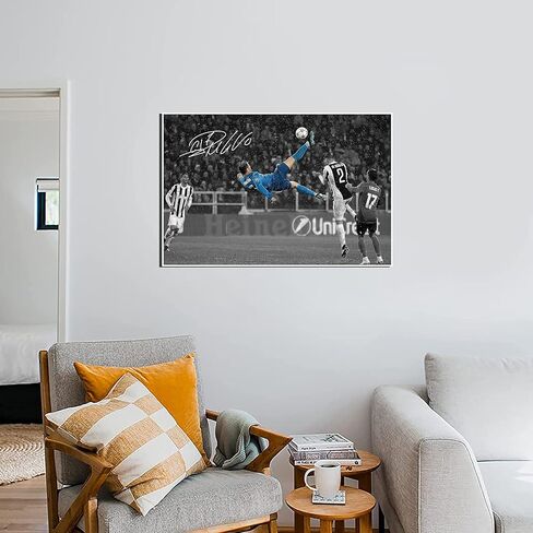 YHSGY ronaldo poster Canvas Unframed 12x18 inches Soccer Star for Boys Bedroom Walls Wall Poster Motivational posters for room aesthetic in Saudi Arabia