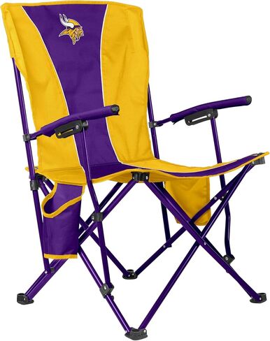 FANMATS NFL Hard Arm Chair – Steel Frame with Double Layered Polyester | Team Color | Mesh Cup Holders in Saudi Arabia