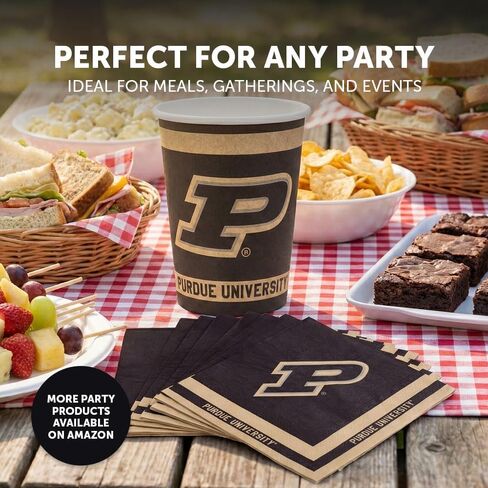 Desert Cactus Purdue University Paper Cups PU Boilermakers 20 Count 9 Ounce Cold Beverage Cups for Tailgates, Graduation and Events (Design A) in Saudi Arabia