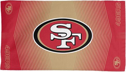 NORTHWEST San Francisco 49ers NFL Hussle Micro Fiber Sports Towel 24 x 42 Inches in Saudi Arabia