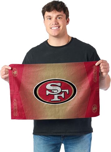 NORTHWEST San Francisco 49ers NFL Hussle Micro Fiber Sports Towel 24 x 42 Inches in Saudi Arabia