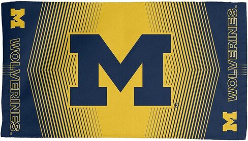 منشفة رياضية من الألياف الدقيقة من Michigan Wolverines NCAA Hussle مقاس 24 × 42 بوصة in Kuwait