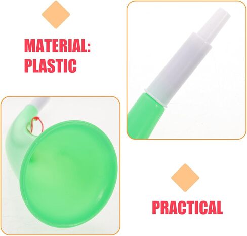 Gatuida 4pcs Stadium Horn Small Plastic Cheering Trumpet Blow Air Horns Loud Sound Noisemaker for Sporting Events Soccer Games Graduation School Party Favors (Random Color) in Saudi Arabia