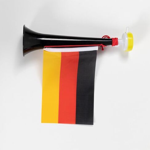 FACELESS Stadium Horn Noise Maker，2 Pieces Noise Maker with Country Flag Design，Plastic Trumpet for Outdoor Recreation in Saudi Arabia
