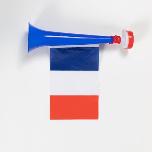 FACELESS Stadium Horn Noise Maker，2 Pieces Noise Maker with Country Flag Design，Plastic Trumpet for Outdoor Recreation in Saudi Arabia