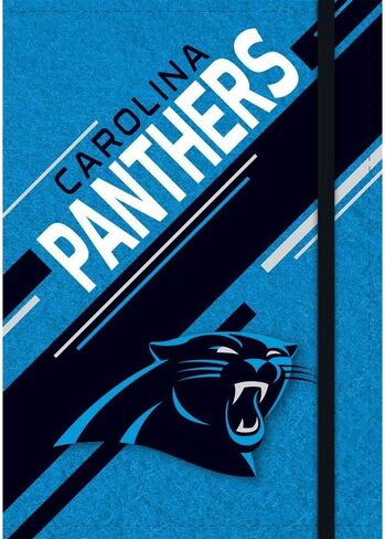 Turner Sports Carolina Panthers Soft Cover Stitched Journal (8133004) in Saudi Arabia