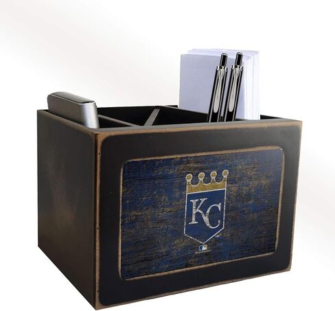 Fan Creations MLB Kansas City Royals Distressed Team Logo Desktop Organizer with Color in Saudi Arabia