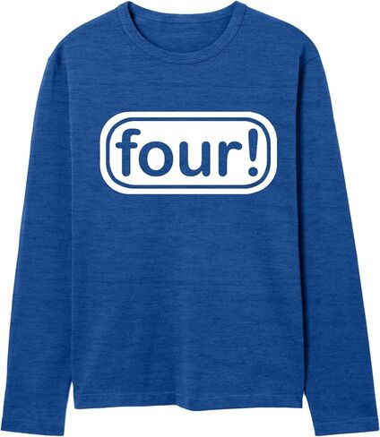 Lalo & Luna Four! 4th Birthday T-Shirt for Boy 4 Years Old Toddler Party Outfit Tee Gift in Saudi Arabia