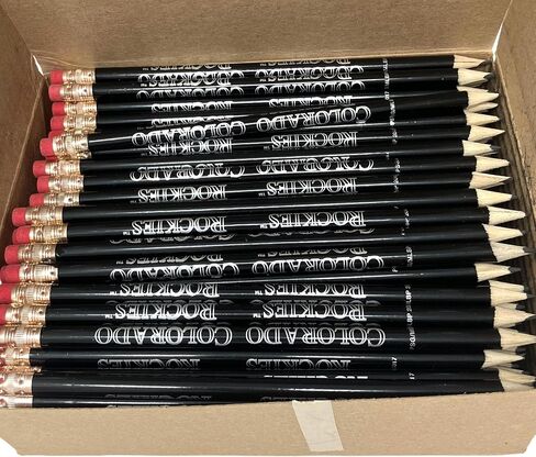 MLB Colorado Rockies 144-Pack Box of Pre Sharpened Wooden Pencils- Great Stocking Suffers and Party Favors in Saudi Arabia