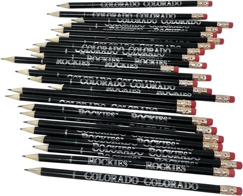 MLB Colorado Rockies 144-Pack Box of Pre Sharpened Wooden Pencils- Great Stocking Suffers and Party Favors in Saudi Arabia