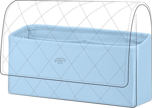 DGAZ Purse Organizer Insert for Chanel 19 Bags，Silk Bag Organizer，Luxury Handbag & Tote Shaper （Burgundy，19-Flap26） in Kuwait