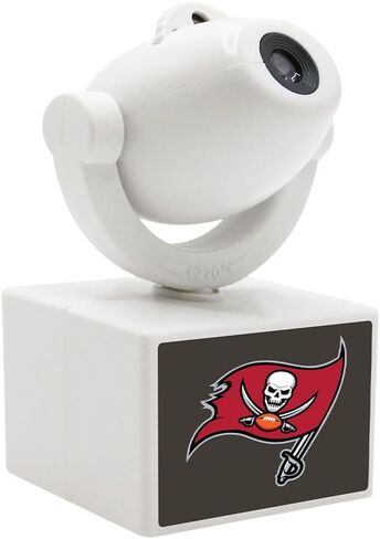 Sporticulture NFL American Football Tampa Bay Buccaneers - جهاز عرض صغير LED قابل للتعديل مع 6 تصميمات لشعار الفريق - مصباح كشاف محمول وقابل لإعادة الشحن - يعمل بالبطارية - 4.375 بوصة × 3.125 بوصة in Saudi Arabia