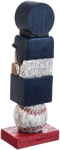 تمثال حديقة نيويورك يانكيز الجميل من Evergreen، طراز Tiki Totem، للاستخدام الخارجي أو الداخلي، بطول 40.64 سم، راتينج مطلي يدويًا in Saudi Arabia