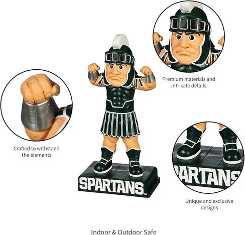 Team Sports America NCAA Michigan State University Fun Colorful Mascot Statue 12 Inches Tall in Saudi Arabia