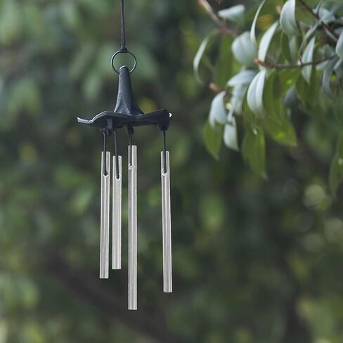 30pcs Aluminum Wind Chime Tubes for DIY Windchimes Making Kit, 5 Graduated Lengths Silver Metal Pipe Wind Chime Parts for Outdoor Garden Decor, Pre-Drilled Replacement Tubes in Saudi Arabia