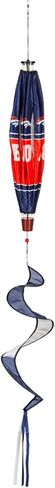 Team Sports America NFL Denver Broncos Stunning Outdoor Balloon Spinner - 12" Long x 12" Wide x 55" High in Saudi Arabia