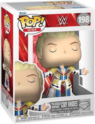 Funko Pop! WWE: The American Nightmare Cody Rhodes - Collectable Vinyl Figure - Gift Idea - Official Merchandise - Toys for Kids & Adults - Sports Fans - Model Figure for Collectors and Display in Saudi Arabia