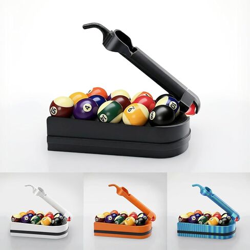 Precision Pool Ball Rack, Training Rack for Solo Practice, Holds 15 Balls, Pool Triangle Rack for Accuracy & Cue Control, Billiards and Snooker Practice Tool with Maintenance Kit in Saudi Arabia