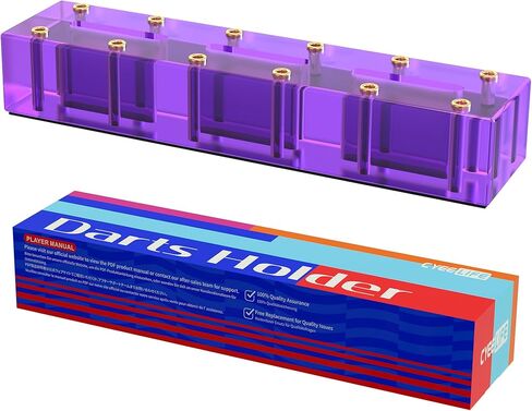 CyeeLife Darts Station 12 Display | Darts Stand | Dart Holder | Dart Accessories (Purple) in Saudi Arabia