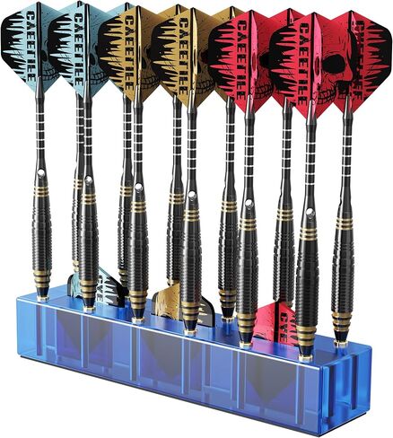 CyeeLife Darts Station 12 Display | Darts Stand | Dart Holder | Dart Accessories (Purple) in Kuwait