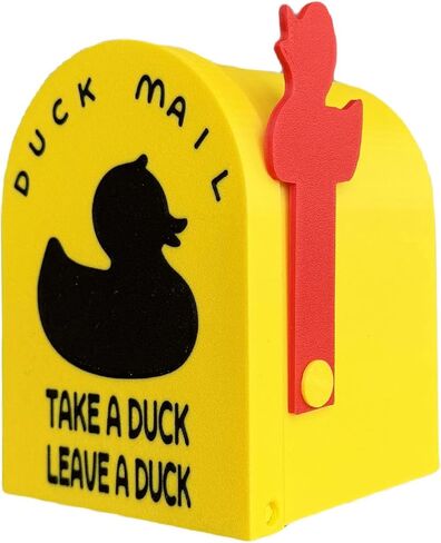 TEYOUYI Cruise Ducks Mailbox for Magnetic Wall Mounted Mini Mailbox Cruise Door Magnets Cruising Ship Refrigerator Decor Take a Duck Leave a Duck Hiding Game Travel in Saudi Arabia