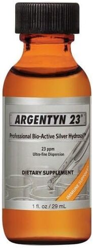 هيدروسول فضي نشط بيو-أكتيف من أرجنتين 23 بتركيبة احترافية لدعم المناعة* - 29.57 مل (29.57 مل) - فضي غرواني - معادن غروانية in Kuwait