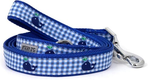 The Worthy Dog Flip Flops Pattern Dog Leash 5ft Stylish Blue/Pink, Comfortable Durable Nylon Fits Small, Medium, Large Dogs, Fun Outdoor Puppy Walking Accessory-Large in Kuwait