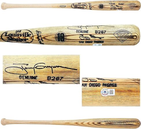 Tony Gwynn Autographed Blonde 3000th Hit Bat San Diego #/3000 Beckett BAS QR in Saudi Arabia