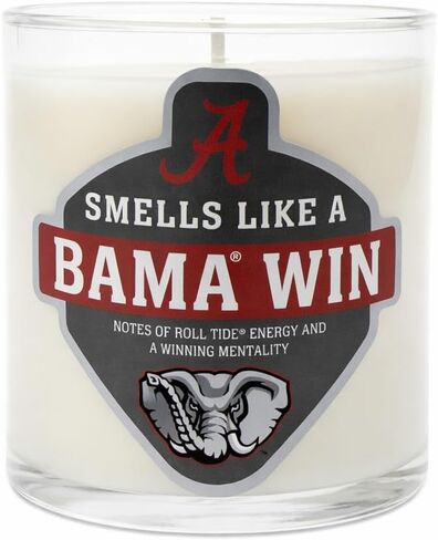 Smells Like a Bama Win – University of Alabama Fan Candle – Roll Tide Gift – Game Day Home Decor -Officially Licensed Alabama Crimson Tide Candle (Summer Nights) in Saudi Arabia