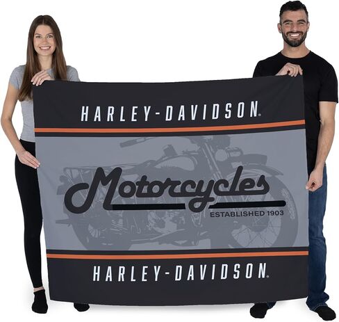 لافتة معلقة على الحائط من Northwest Harley-Davidson، ديكور منسوج مطبوع لدراجة نارية in Saudi Arabia