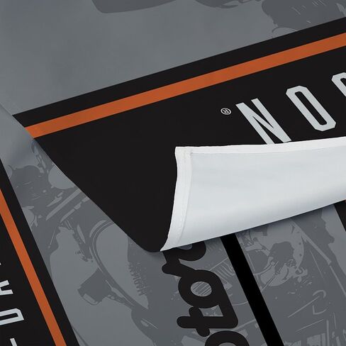 لافتة معلقة على الحائط من Northwest Harley-Davidson، ديكور منسوج مطبوع لدراجة نارية in Saudi Arabia
