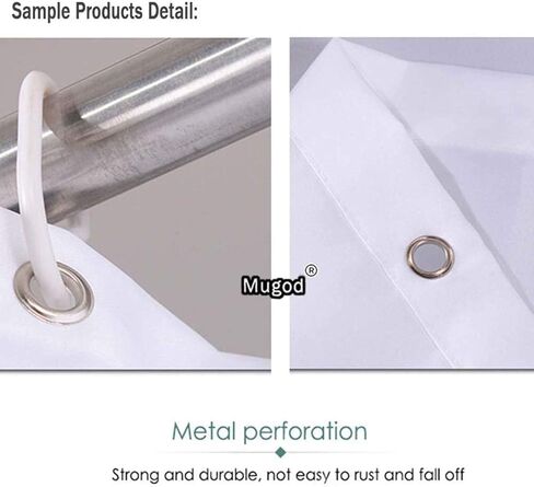 mugod الدجاج سلالة جمع ستائر الدش مرسومة باليد المائية مزرعة الدجاجة الديك ديكور الحمام للماء النسيج دش الستار مع 12 السنانير 60 × 72 بوصة in Kuwait