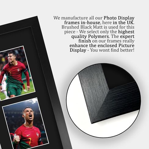 HWC Trading Cristiano Ronaldo Portugal Gifts Printed Signed Autograph Picture for Soccer Fans and Supporters - US Letter Size in Saudi Arabia