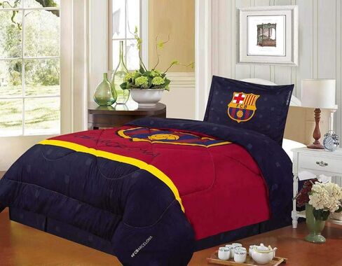 FCBarcelona Twin Size 3pc Comforter Set in Saudi Arabia
