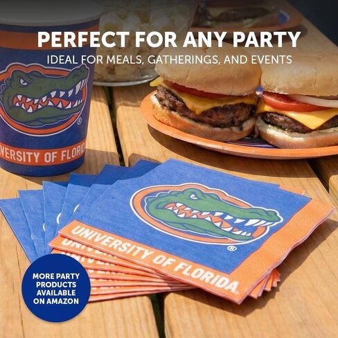 Desert Cactus University of Florida Paper Cups UF Gators 20 Count 9 Ounce Cold Beverage Cups for Tailgates, Graduation and Events (Design A) in Saudi Arabia