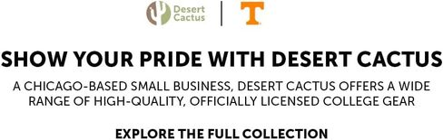 Desert Cactus University of Tennessee Paper Plates UT Volunteers 20 Count 9 inch Round Plates for Tailgates, Parties, Graduation and Events (Design A) in Saudi Arabia