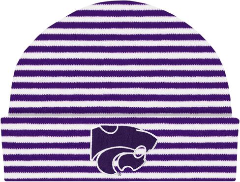 Creative Knitwear College Baby Striped Knit Cap - Team Logo, Multiple Colors for Baby Boys & Girls, (0-3 Months) in Saudi Arabia