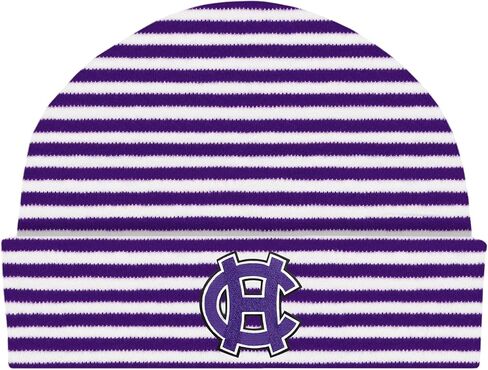 Creative Knitwear College Baby Striped Knit Cap - Team Logo, Multiple Colors for Baby Boys & Girls, (0-3 Months) in Saudi Arabia