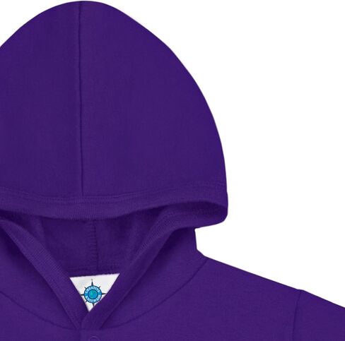 سترة بغطاء للرأس من Creative Knitwear College Baby مرخصة رسميًا من الرابطة الوطنية لرياضة الجامعات (NCAA) - شعار TCU Horned Frogs - أرجواني - 2T in Saudi Arabia