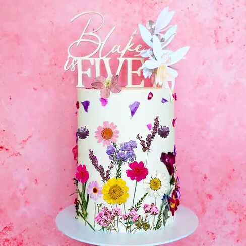JeVenis Wildflower Cake Toppers Wildflower Decor Baby In Bloom Baby Shower Cake Toppers for Women Birthday Bridal Shower Wedding Party Decoration in Saudi Arabia