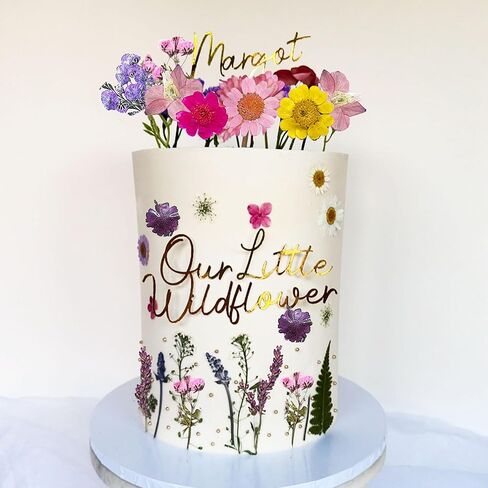 JeVenis Wildflower Cake Toppers Wildflower Decor Baby In Bloom Baby Shower Cake Toppers for Women Birthday Bridal Shower Wedding Party Decoration in Saudi Arabia