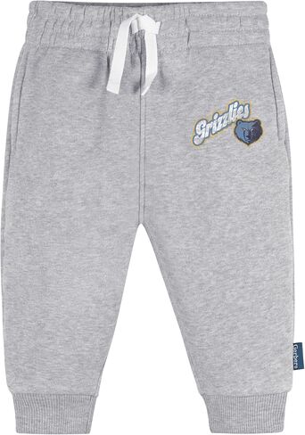 Gerber Unisex-Baby and Toddler NBA Jogger Pants with Pockets – Soft Fleece Knit, Elastic Waistband, Team Logo, Sizes 12M–5T in Saudi Arabia