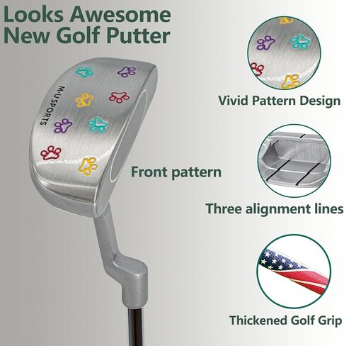 Silver Claws Golf Putter - Blade Putters for Men & Women - Easy Flop Shots – Legal for Tournament Play- Right Handed - Graphite Shaft in Saudi Arabia