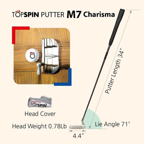 TOPSPIN Golf Putter Dragon - JAMESMILR (Dragon M7) in Saudi Arabia