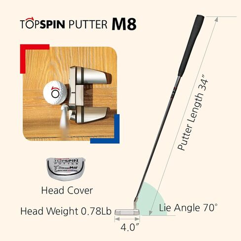 TOPSPIN Golf Putter M8 - JAMESMILR (M8) in Saudi Arabia