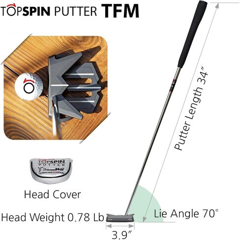 TOPSPIN Golf Putter Tour Feel Mallet The Member of National Team - JAMESMILR (TFM) in Saudi Arabia