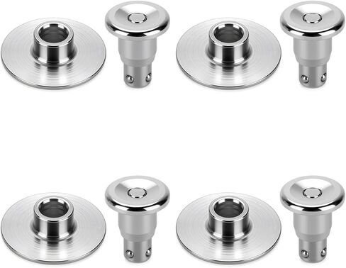 4 قطع دبوس صغير سريع الفك لقناع معدني لخوذة الرجبي، متوافق مع خوذة كرة القدم RIDDEL Speed ​​& SpeedFlex (باستثناء أدوات التفكيك) in Kuwait