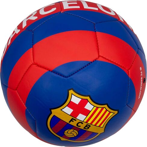 Maccabi Art Officially Licensed FC Barcelona Soccer Ball Size 5 – Barca Training Football, Durable Panels, Team Crest Logo, Indoor/Outdoor in Kuwait