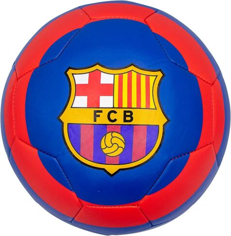 Maccabi Art Officially Licensed FC Barcelona Soccer Ball Size 5 – Barca Training Football, Durable Panels, Team Crest Logo, Indoor/Outdoor in Kuwait
